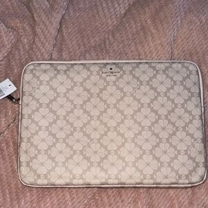 Kate Spade Cream Floral Laptop Sleeve